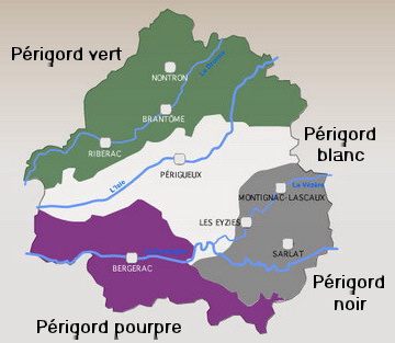 Les quatre Prigord - Avec l'aimable autorisation du Comit Dpartemental du Tourisme de la Dordogne