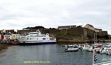 Photo sarzeau13.jpg : Arrive  Belle Ile en Mer.